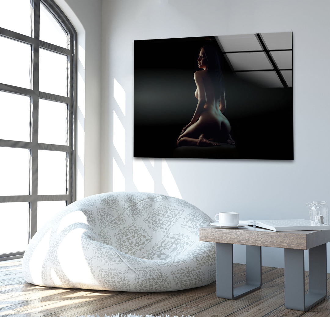 Erotic drawings combined with sexy artwork for refined interiors
