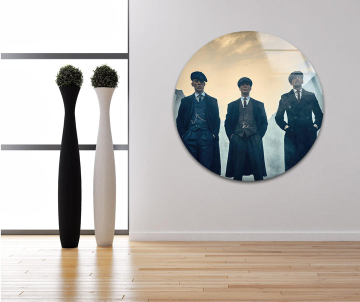 Peaky Blinders Glass Wall Art print on glass, glass printed photos
