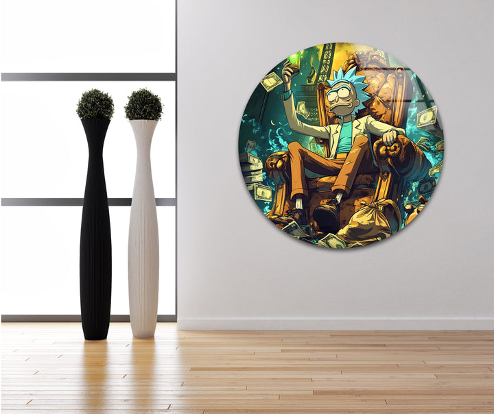 Rich Rick Sanchez Glass Wall Art glass pictures for Wall, glass prints wall art