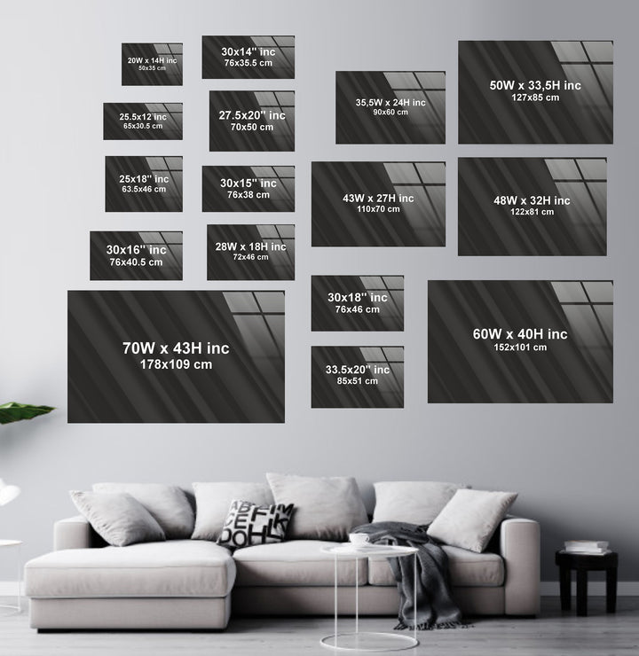 Twin Petal Flow Glass Wall Art – Abstract Floral Beauty in Motion