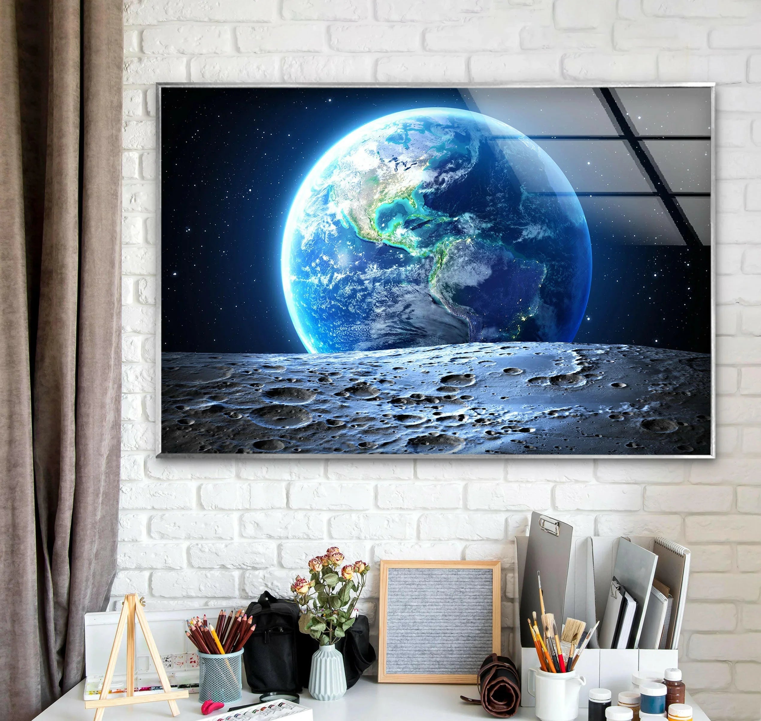 Earth From Space Wall Art | Stunning Space Decor – MyPhotoStation