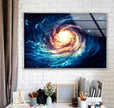 Black Hole Tempered Glass Wall Art
