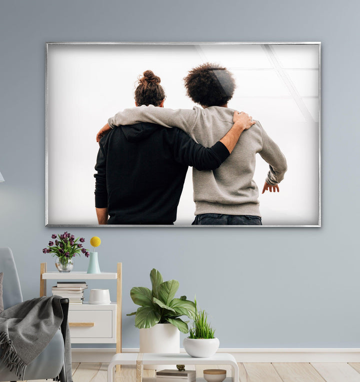 Framed Custom Landscape Glass Wall Art