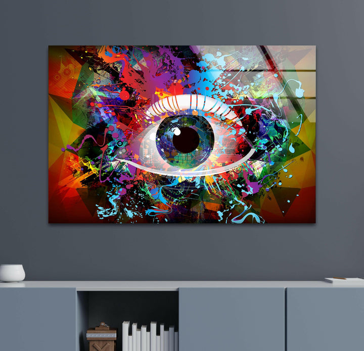 The Colorful Eye Abstract Cool Abstract Art & Glass Wall Decor