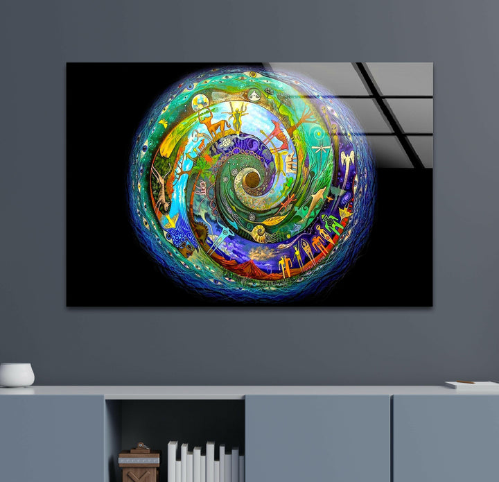 Stunning Abstract Glass Art Paintings