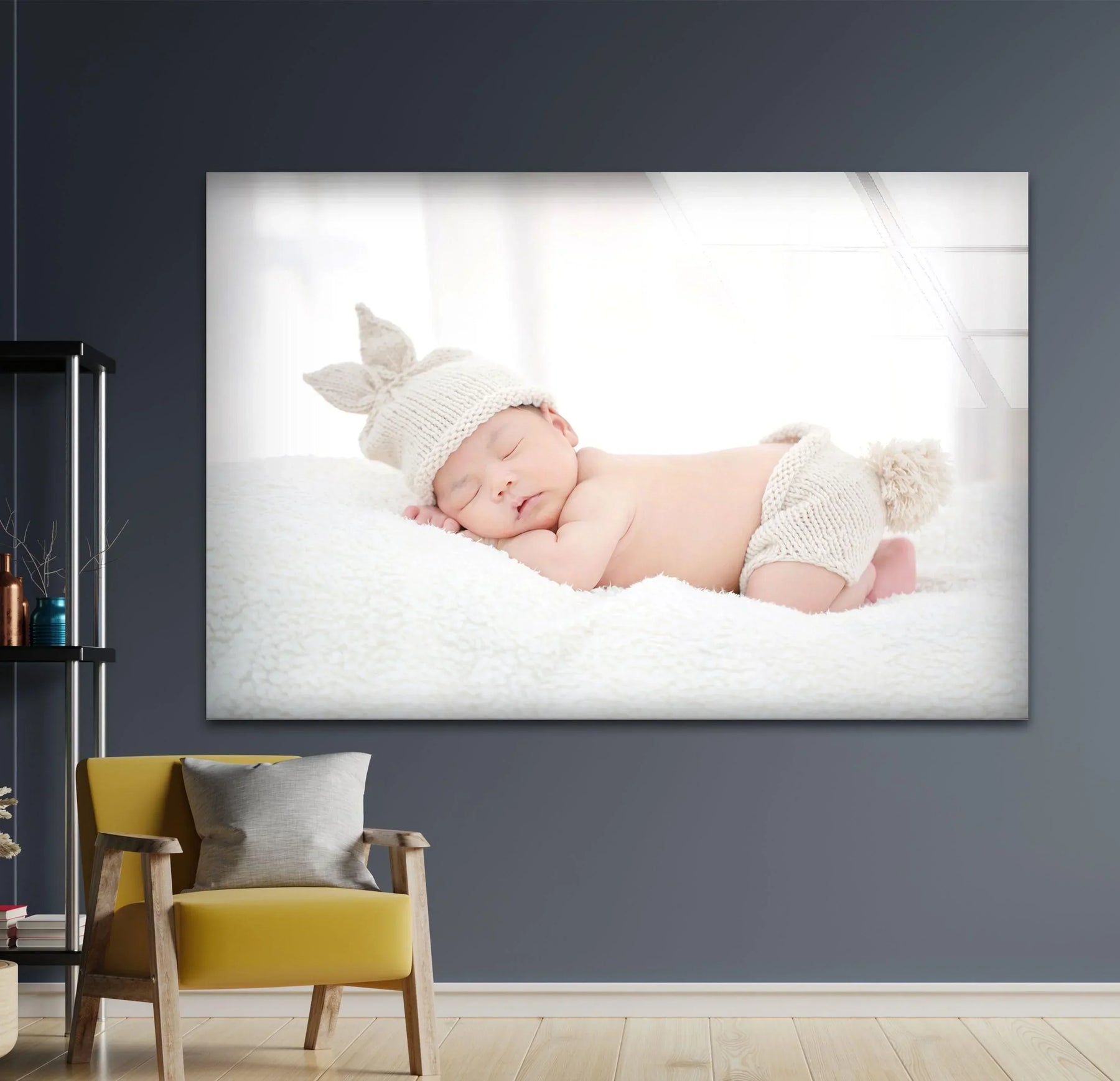 Custom Horizontal Rectangular Glass Wall Art | Personalized Glass Prints