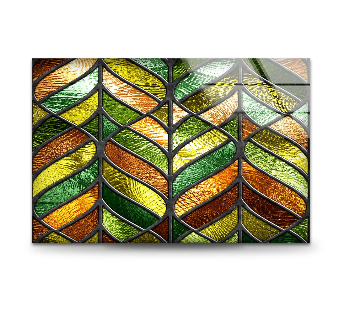 Green Stained Glass Wall Art glass pictures for Wall, glass prints wall art