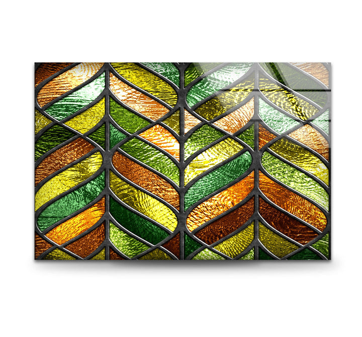 Green Stained Glass Wall Art glass pictures for Wall, glass prints wall art