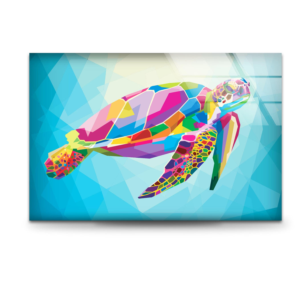 Colorful Caretta Glass Wall Art art glass wall art, glass wall art pictures