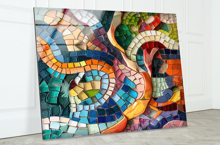 Mosaic Colorful Glass Wall Art stained glass wall art, stained glass wall decor