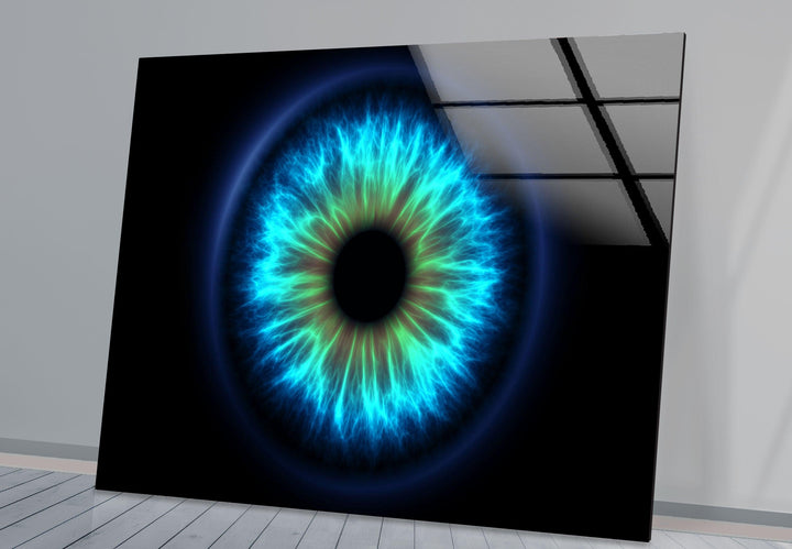Blaues Auge, Glaswandkunst