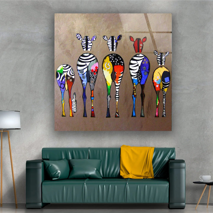 Zebra Glass Wall Art - MyPhotoStation