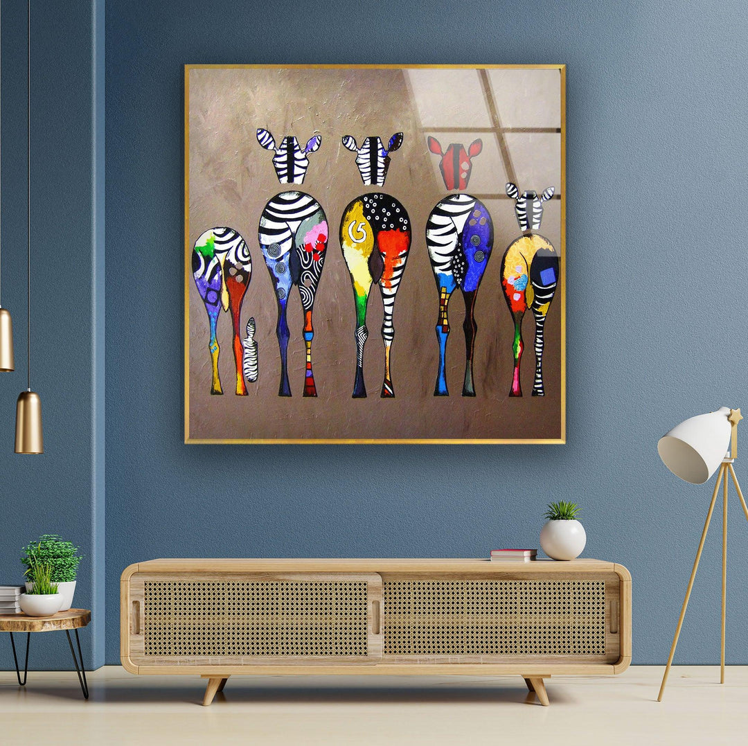 Zebra Glass Wall Art - MyPhotoStation
