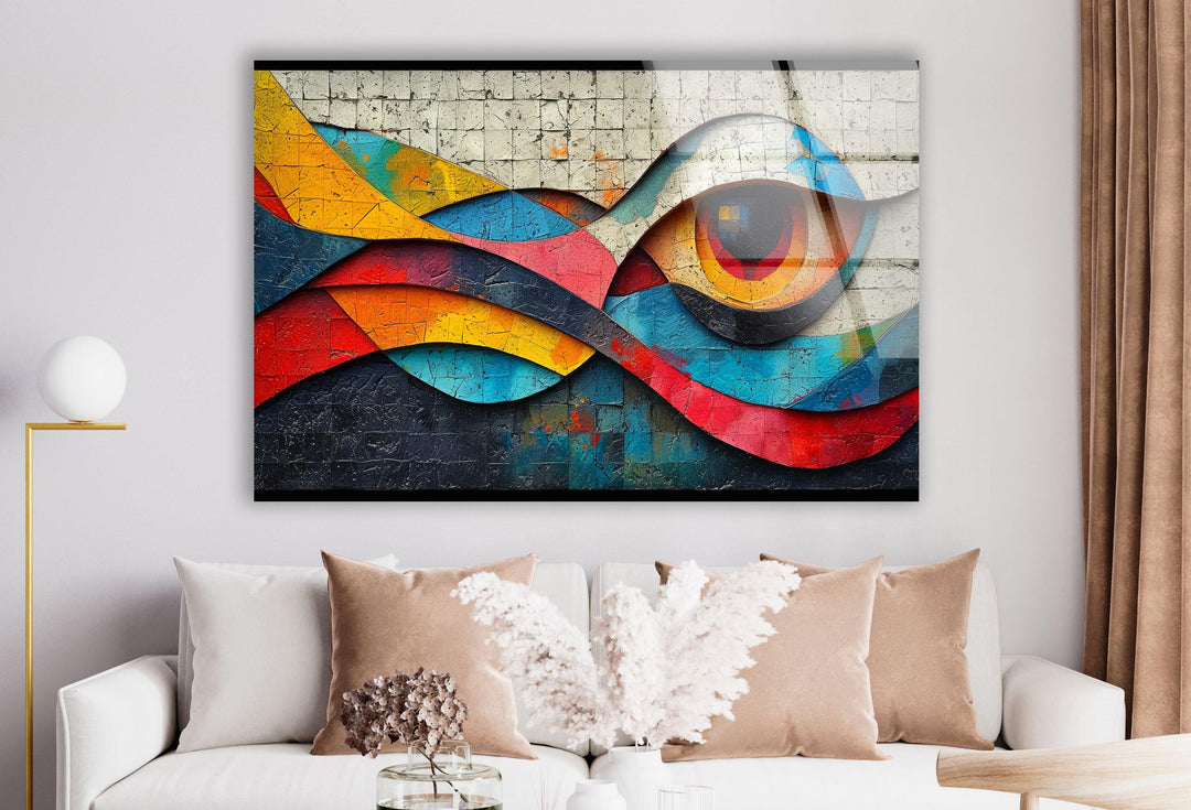 Stained Mosaic Art Glass Wall Art large glass photo prints, glass wall photos