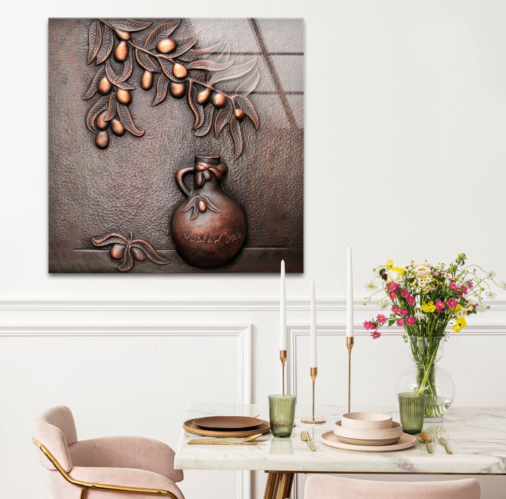 Bronze Art Glass Wall Art glass photo prints, glass picture prints
