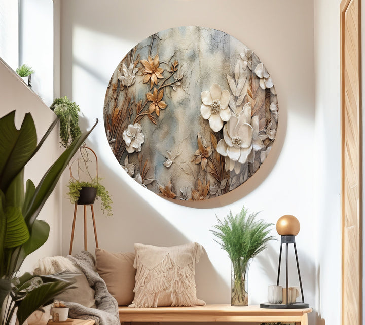 Autumn Flower Art Glass Wall Art art glass wall art, glass wall art pictures
