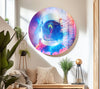 Space Decorative Astronaut Tempered Glass Wall Art