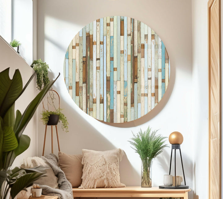 White Wooden Design Glass Wall large glass photo prints, glass wall photos
Art 