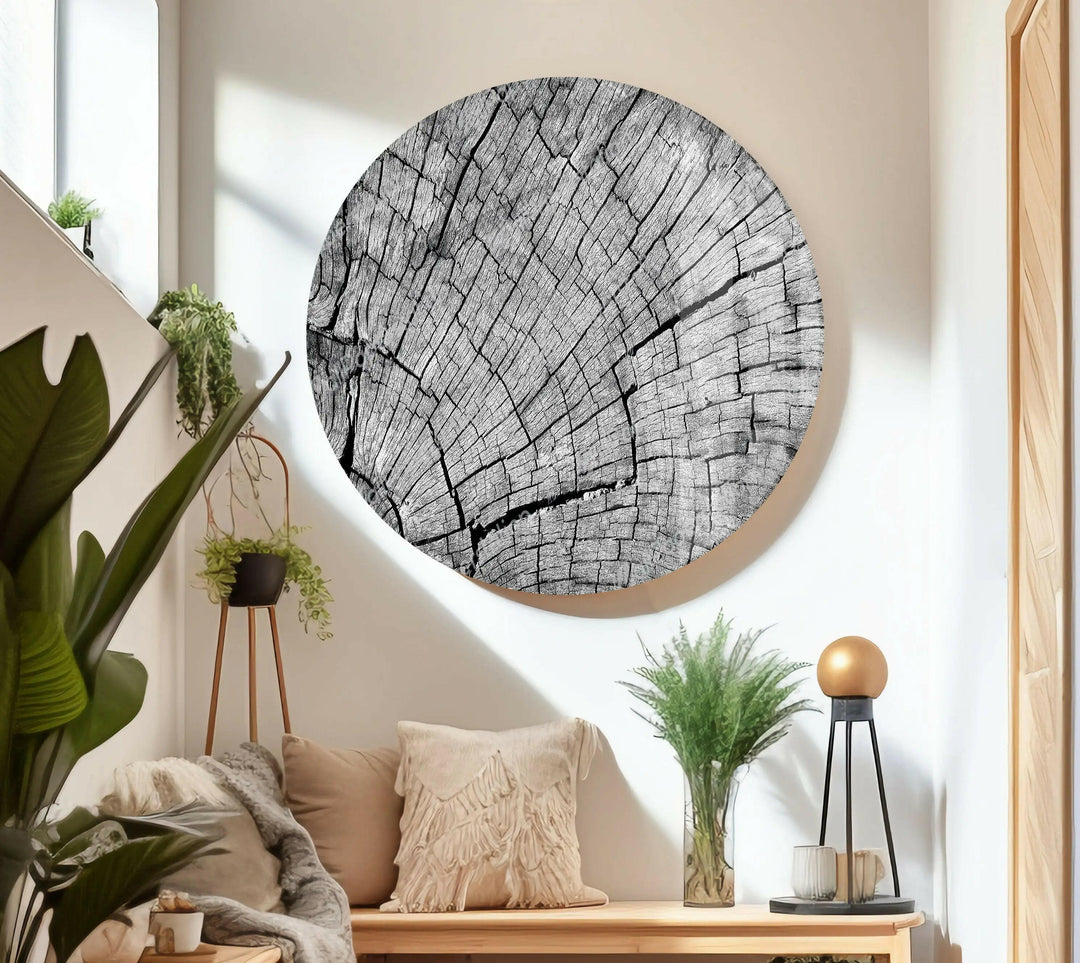 Body Tree Wood Pattern Glass Wall Art, Glass Printing Wall Art, Print photos on glass