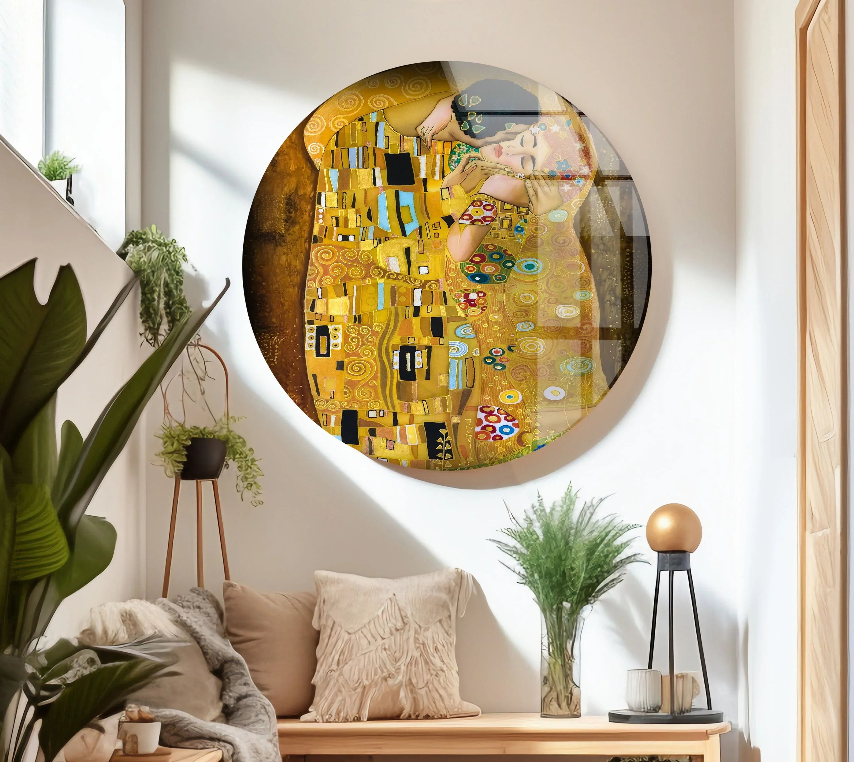 Gustav Klimt The Kiss Wall Art – Romantic Decor – MyPhotoStation