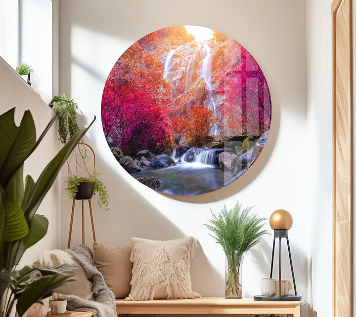 Khlong Lan Glass Wall Art print on glass, glass printed photos