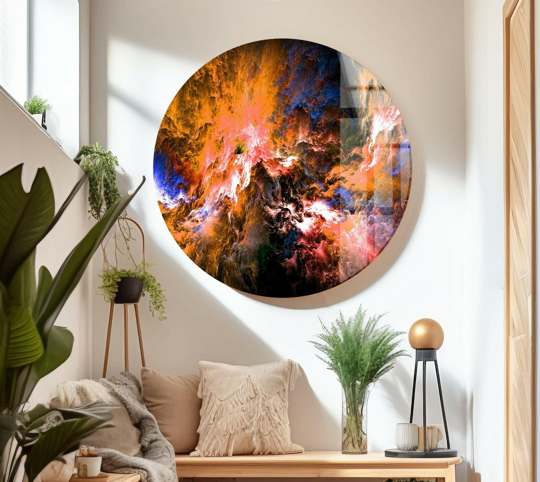 Colored Supernova Abstract Glass Wall Art art glass wall art, glass wall art pictures
