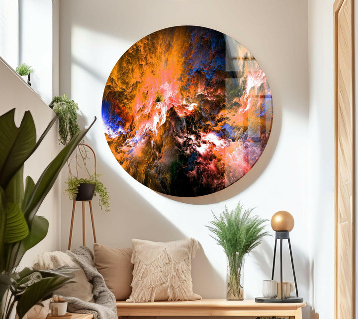 Colored Supernova Abstract Glass Wall Art art glass wall art, glass wall art pictures
