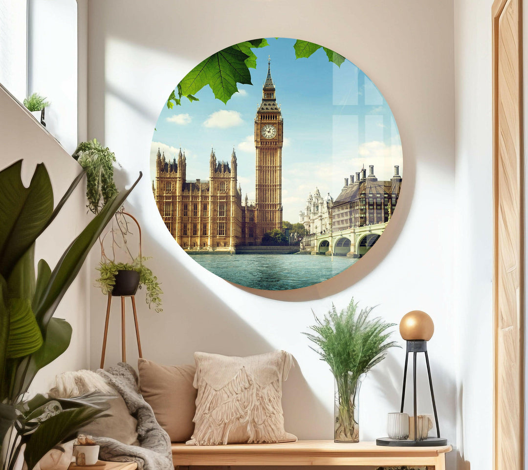London Big Ben Glass Wall Art, print on glass, glass printed photos