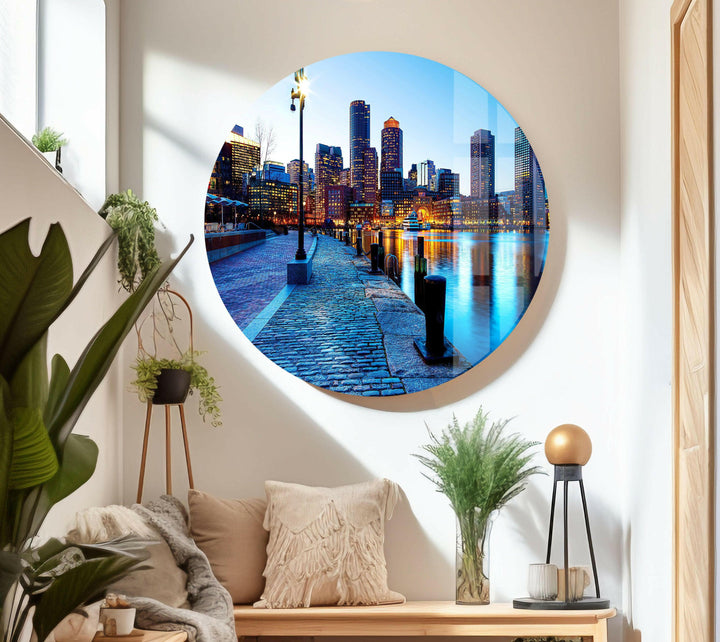 Germany City View Glass Wall Art, glass pictures for Wall, glass prints wall art