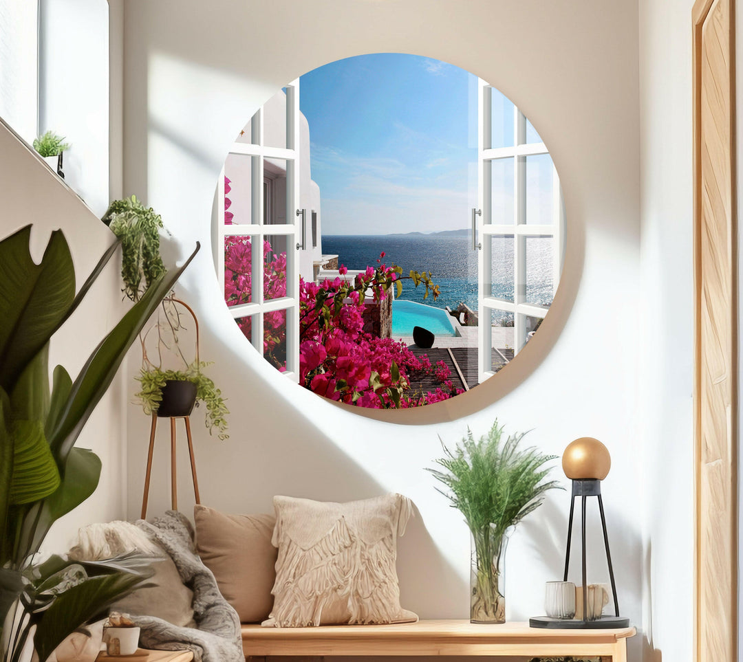 Nature paintings for sale illustrating the beauty of Santorini’s coastline at its finest.
