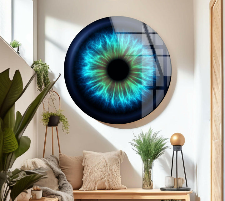 Blaues Auge, Glaswandkunst