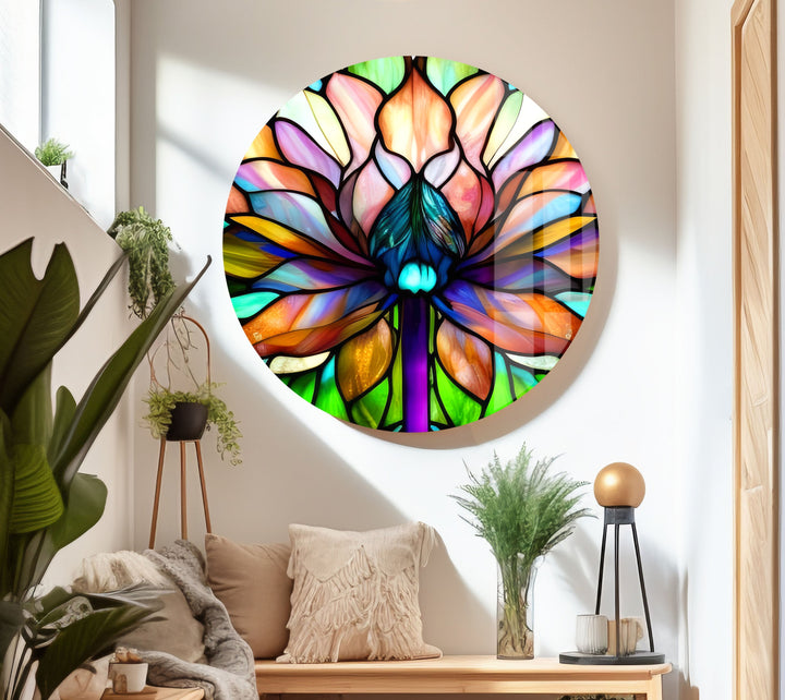 Extra Large Abstract Photo Prints on Glass