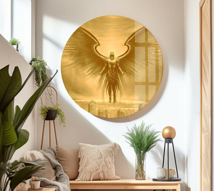 Guardian Angels Tempered Glass Wall Art - MyPhotoStation