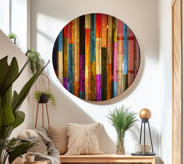 Abstract Tempered Glass Wall Art - MyPhotoStation