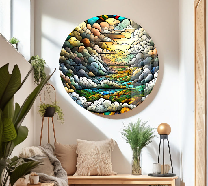 Illustration In Stained Glass Wall Art glass pictures for Wall, glass prints wall art