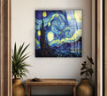 Starry Night Vincent Van Gogh Tempered Glass Wall Art