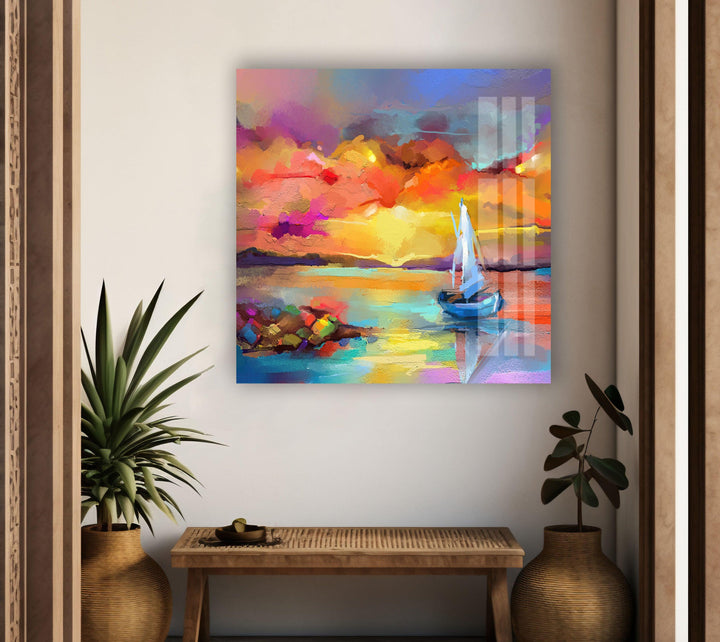 Artistic landscape art blending creativity with breathtaking natural imagery for any decor style

