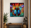 Butterfly Tempered Glass Wall Art