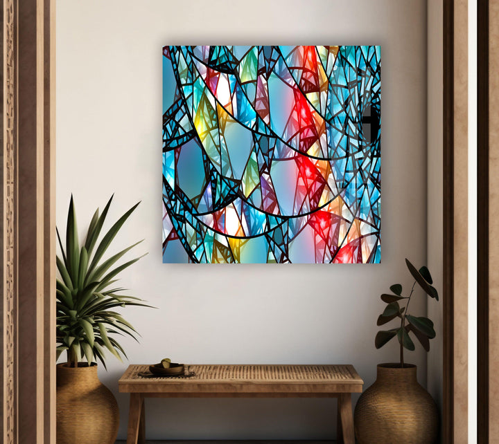 Colorful Mosaic Art Glass Wall Art art glass wall art, glass wall art pictures