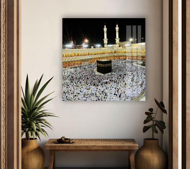 Mecca Al Haram Kaaba Unique muslim Art Paintings for Walls