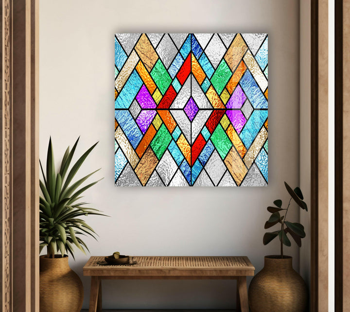 Stained Colored Window Glass Wall Art glass image printing, glass prints from photos