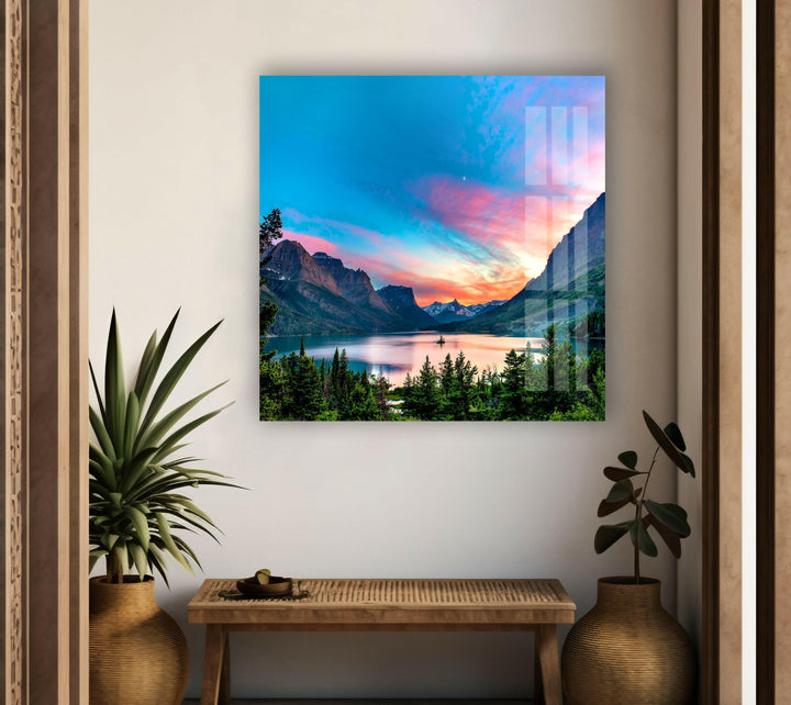 Large landscape wall art transforming spaces with bold, immersive depictions of natural landscapes

