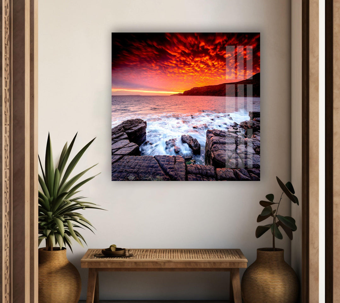 Artistic landscape art blending creativity with breathtaking natural imagery for any decor style

