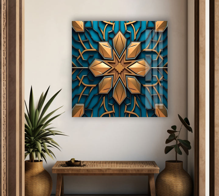 Mandala Design Glass Wall Art glass pictures for Wall, glass prints wall art