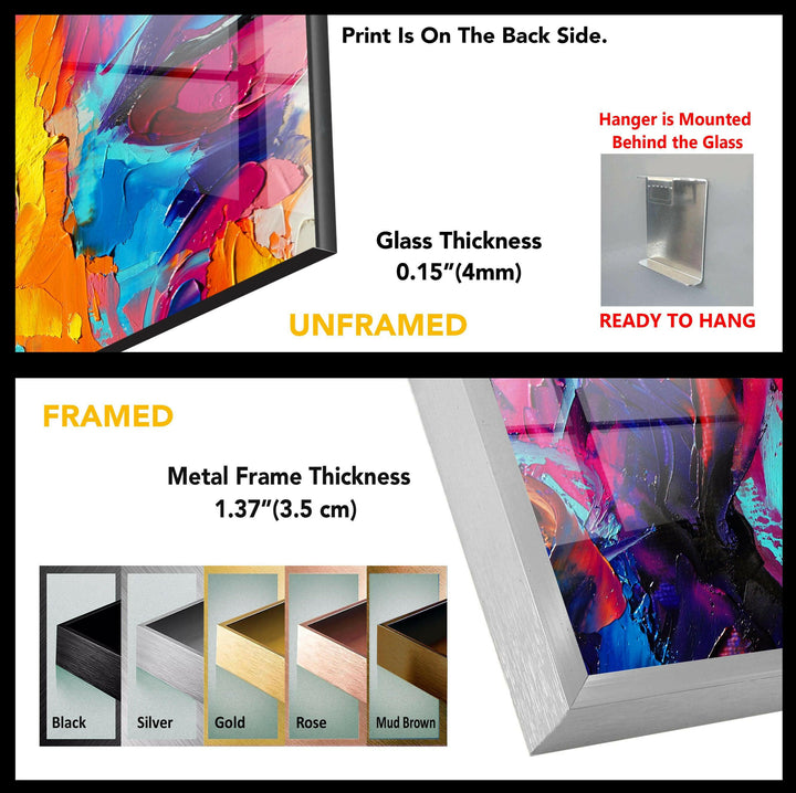 Woman Painting Tempered Glass Wall Art - MyPhotoStation