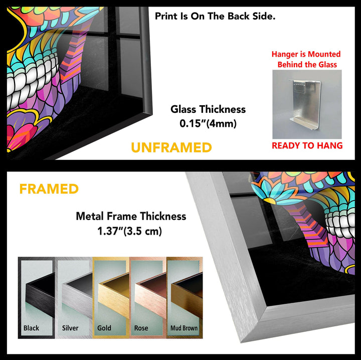 Skeleton Tempered Glass Wall Art - MyPhotoStation