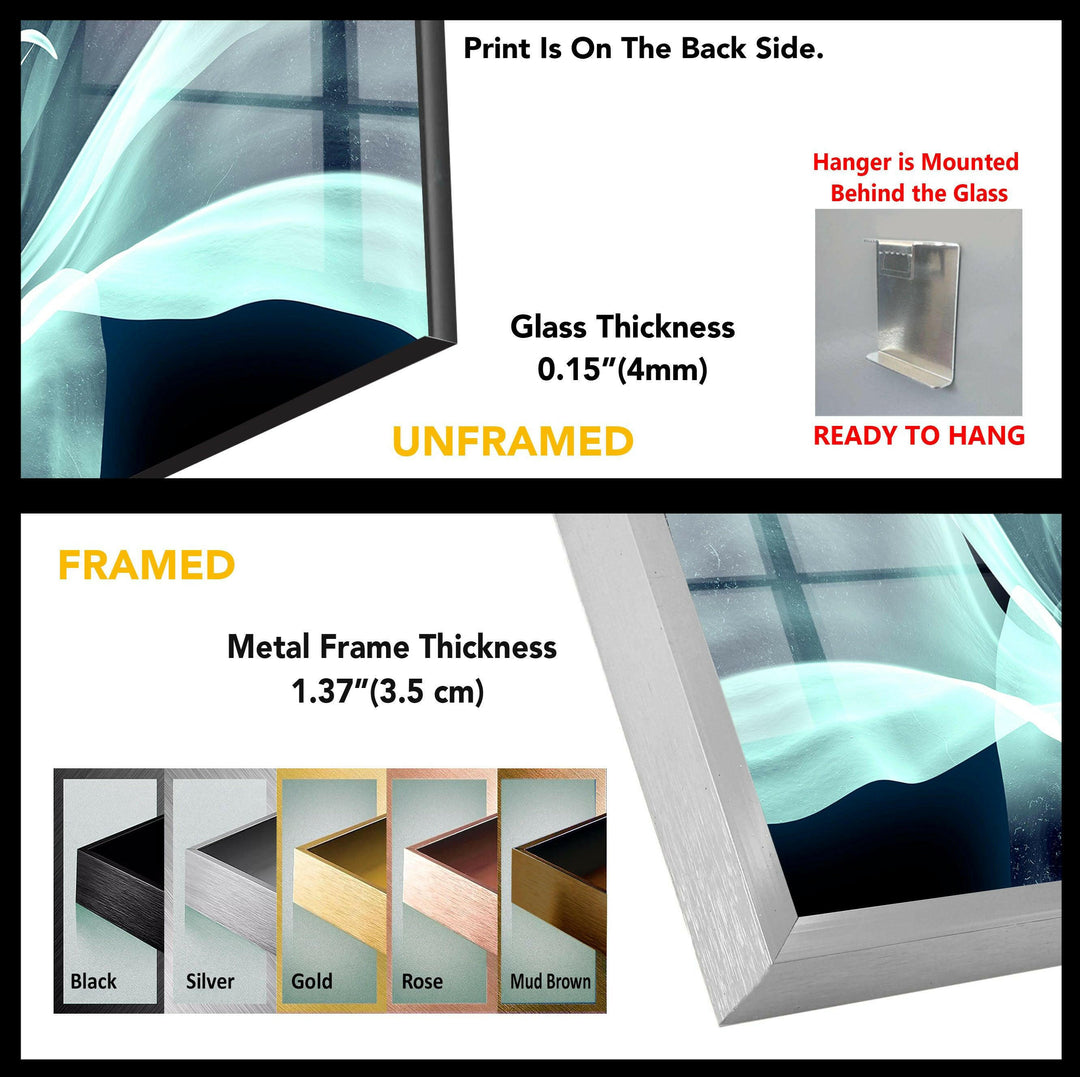 Xray Image Of a Flower Glass Wall Art, custom glass photo prints, large glass prints
