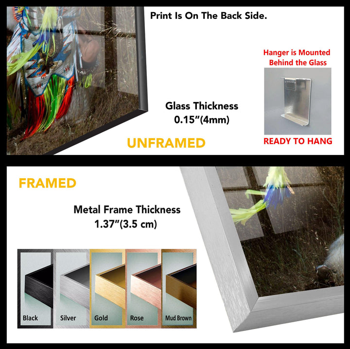 Native American Tempered Glass Wall Art - MyPhotoStation