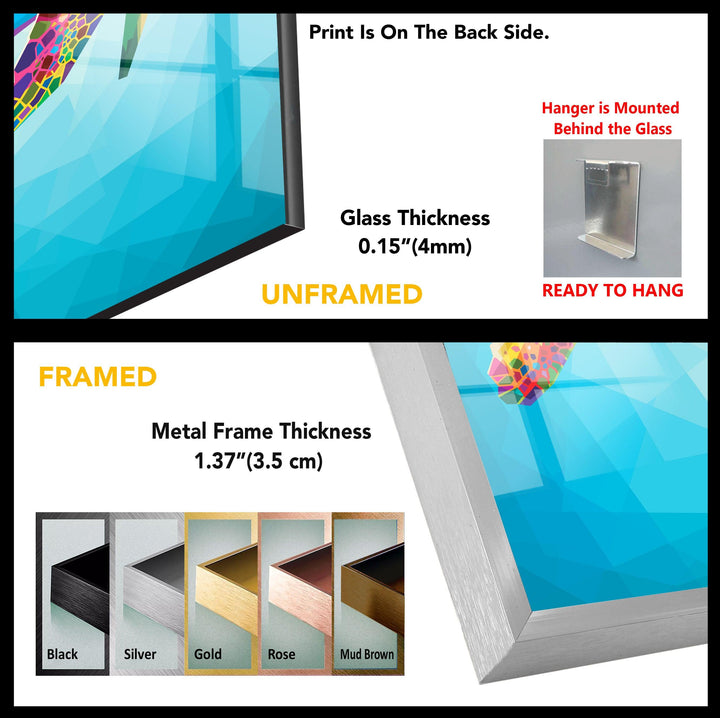 Caretta Sea Turtle Animal Tempered Glass Wall Art - MyPhotoStation