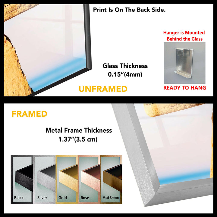 Zen Spa Stone Balance Tempered Glass Wall Art - MyPhotoStation